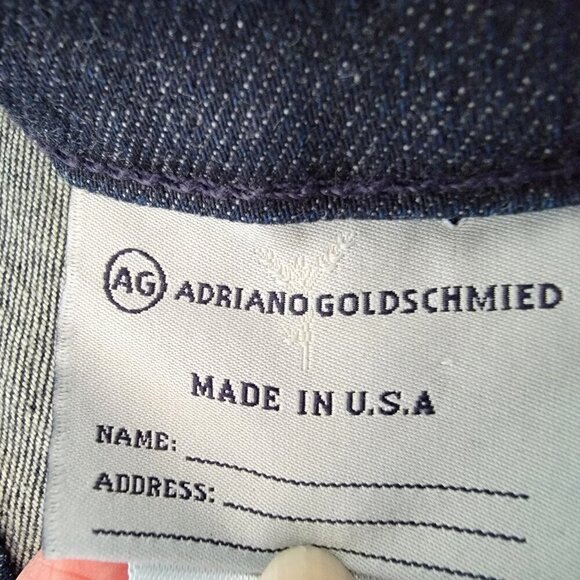 Jeans AG Adriano Goldschmied Women Size 25R The Moto Legging Zipper Ankle - Picture 13 of 16